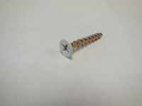 6(CRS) X 1 1/8 PH BUGLE D/W SCREW ZN-YELLOW PT.#02 WHITE